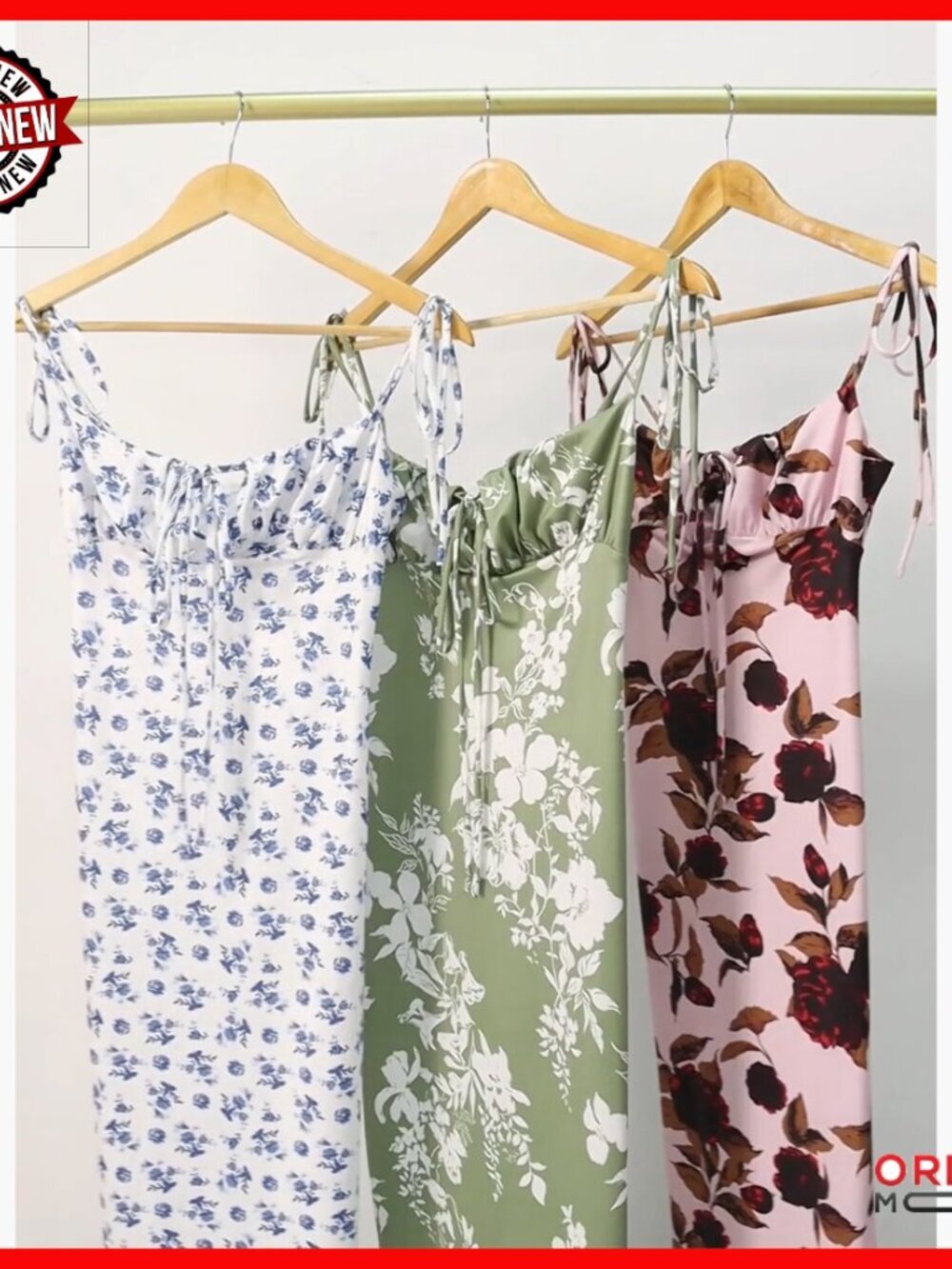 Floral Maxi Dress Spaghetti Strap Bodycon Wedding Guest Summer - Picture 7 of 7